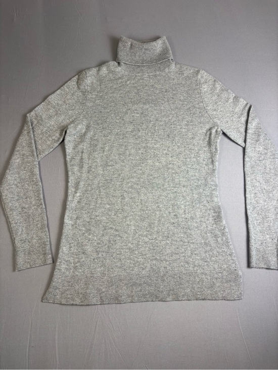Kinross Cashmere Sweaters - Kinross Cashmere 100% Cashmere Grey Turtleneck Women's Sweater size medium